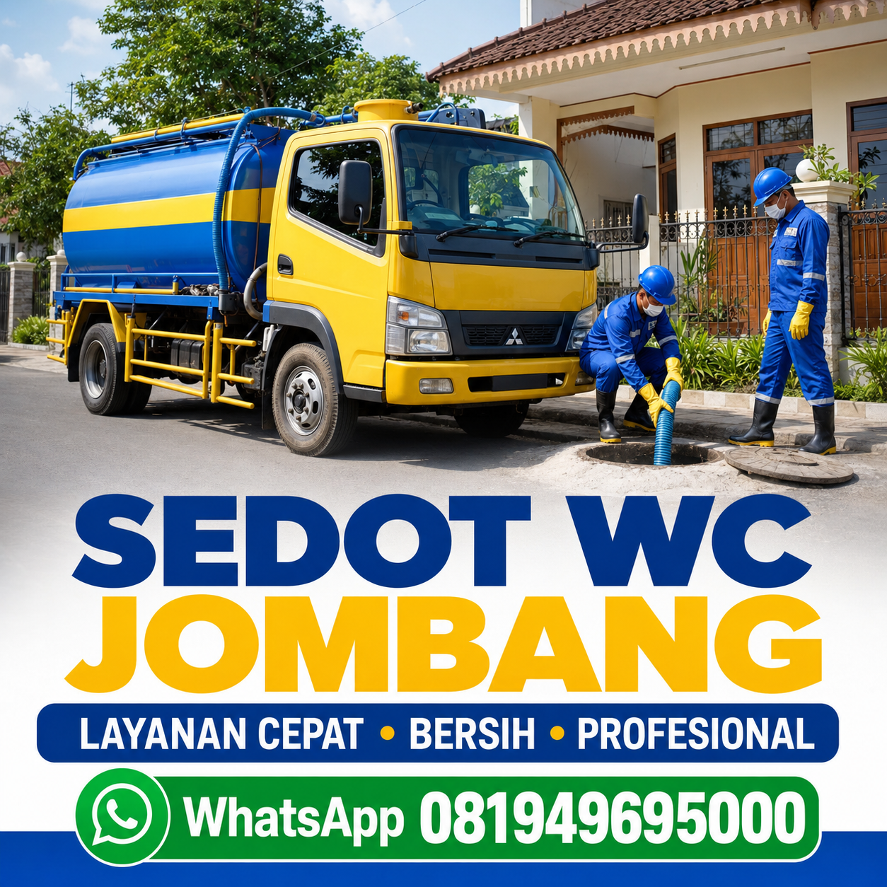 Armada sedot WC Bareng Jombang Indoseptik