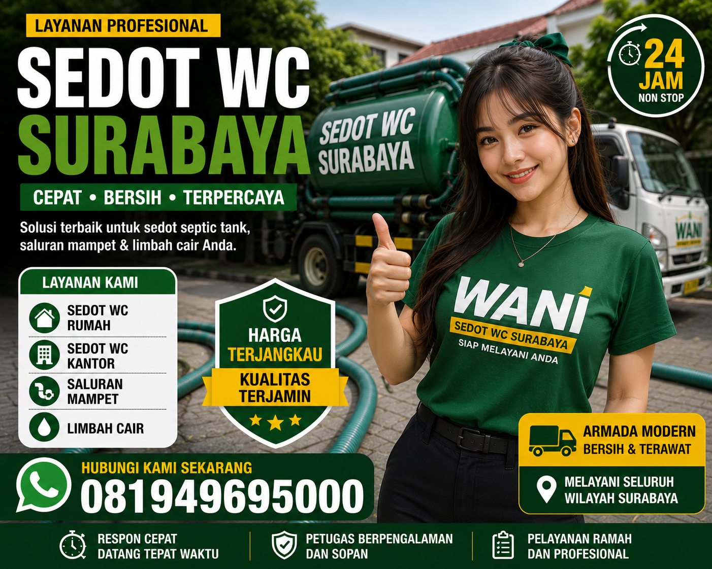 Sedot WC Tambaksari Surabaya