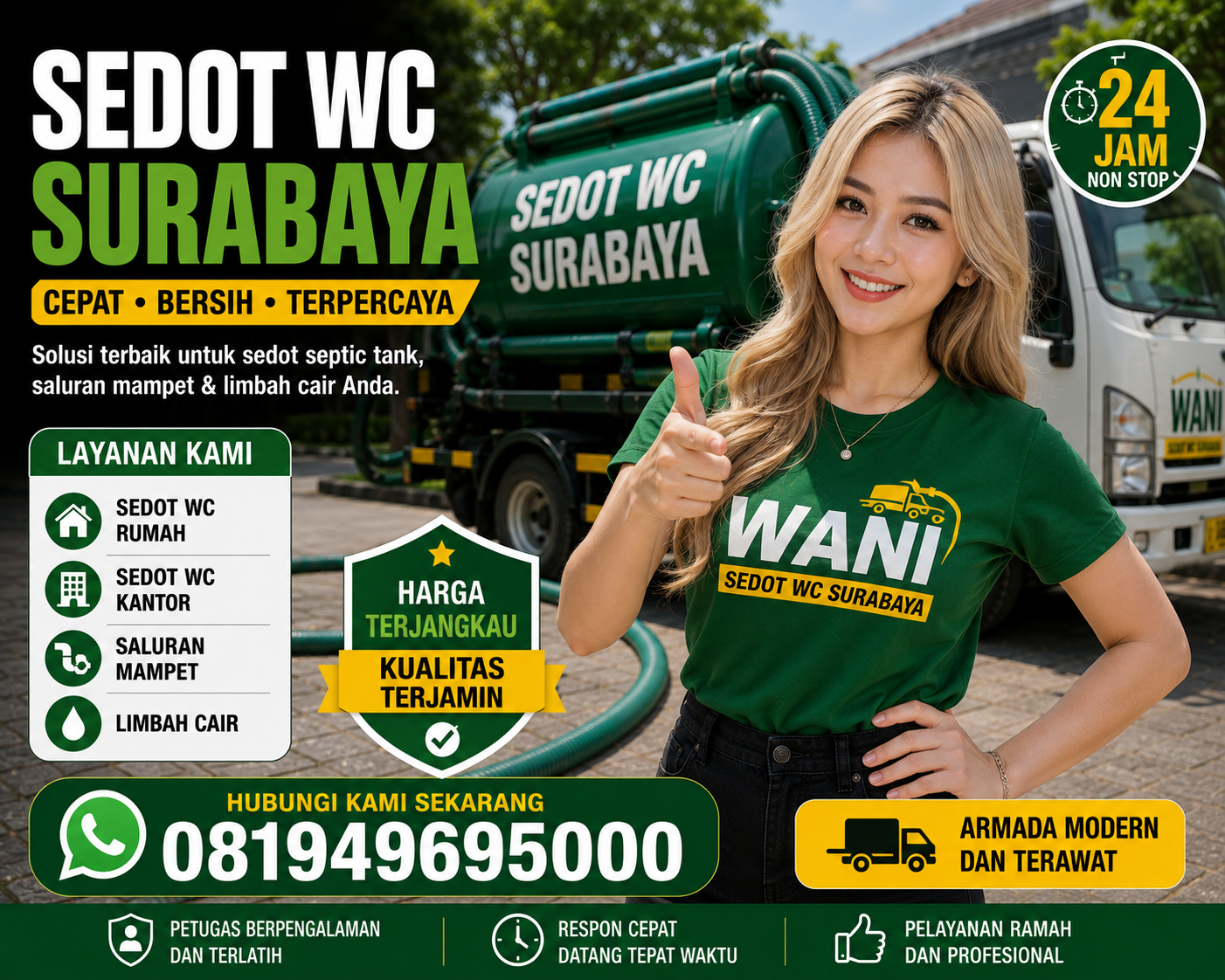 Sedot WC Wiyung Surabaya