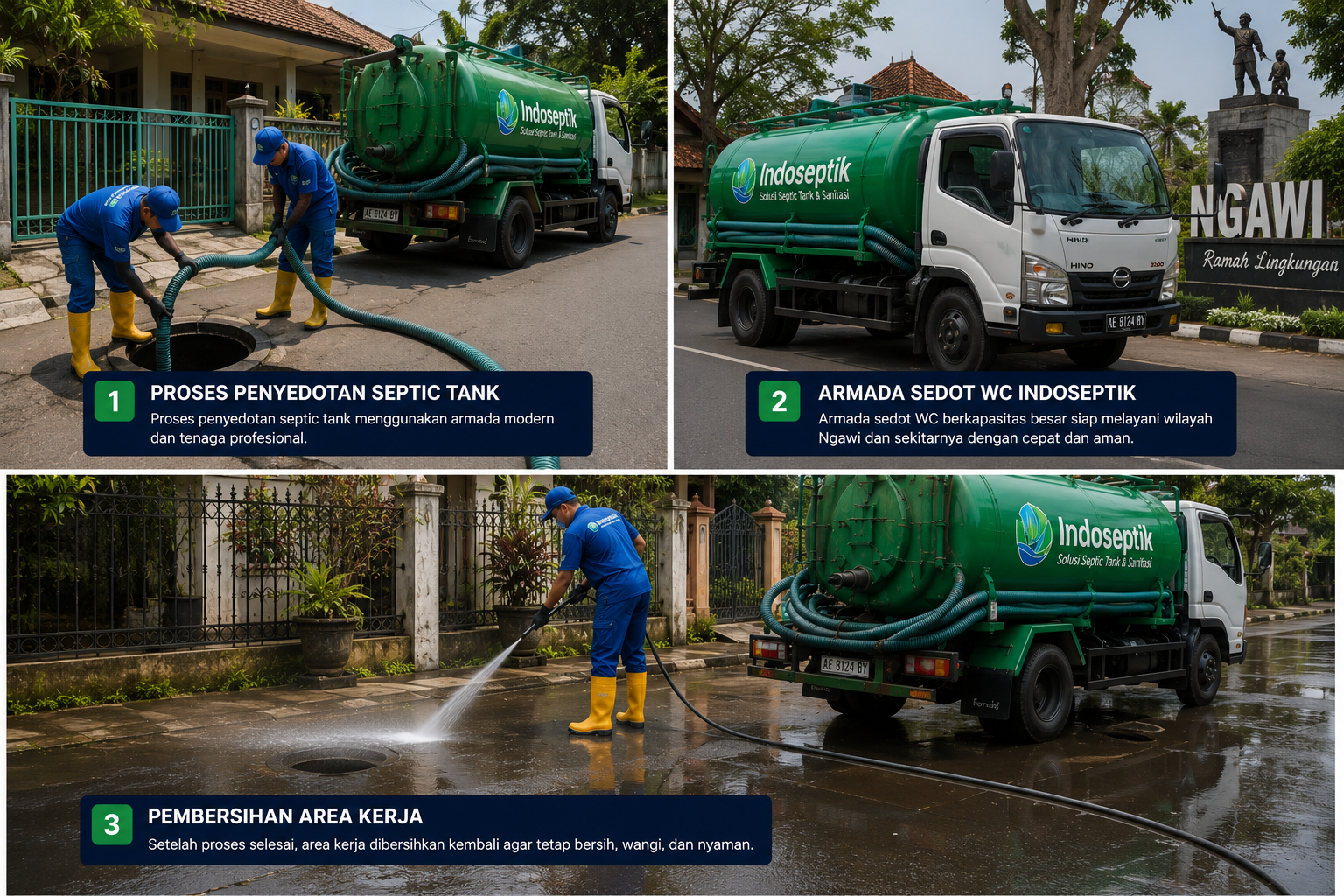 Armada sedot WC Karangjati Ngawi Indoseptik