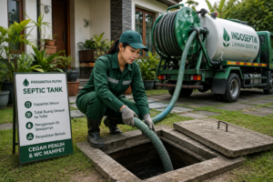 Penyebab septic tank cepat penuh meski sudah pernah disedot seperti kapasitas tidak sesuai, penggunaan air berlebih dan penumpukan lumpur